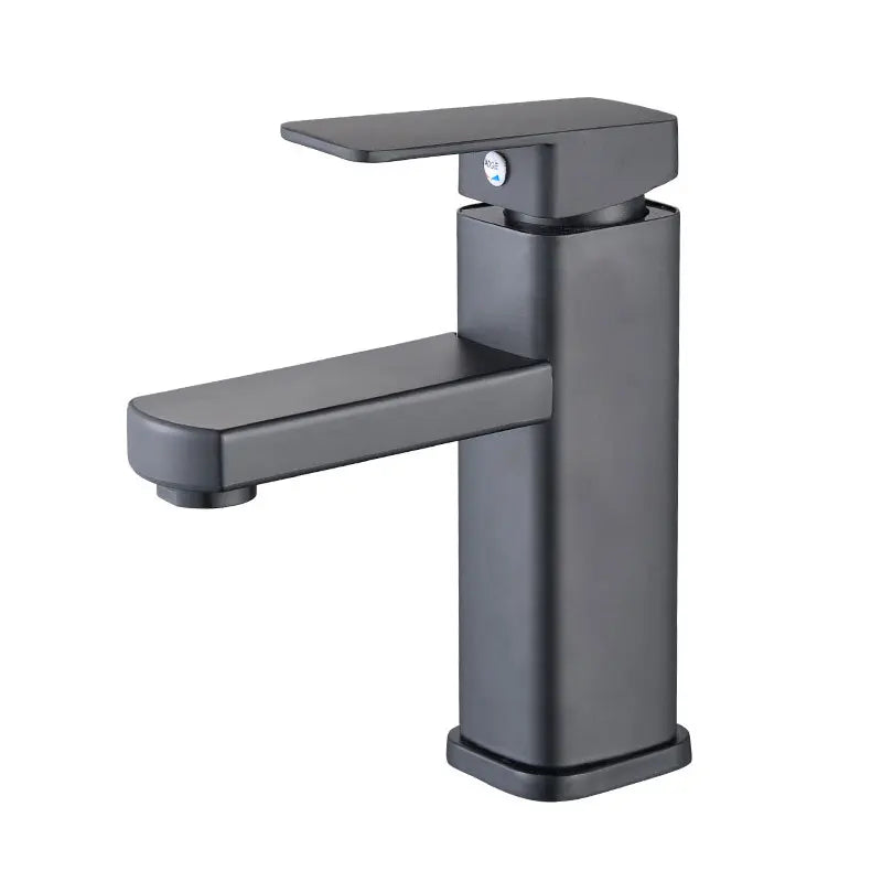 Black/Chrome Deck-Mounted Bathroom Faucets