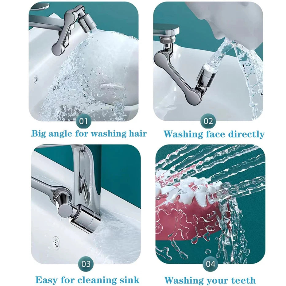 1080° Rotating Faucet Sprayer Head