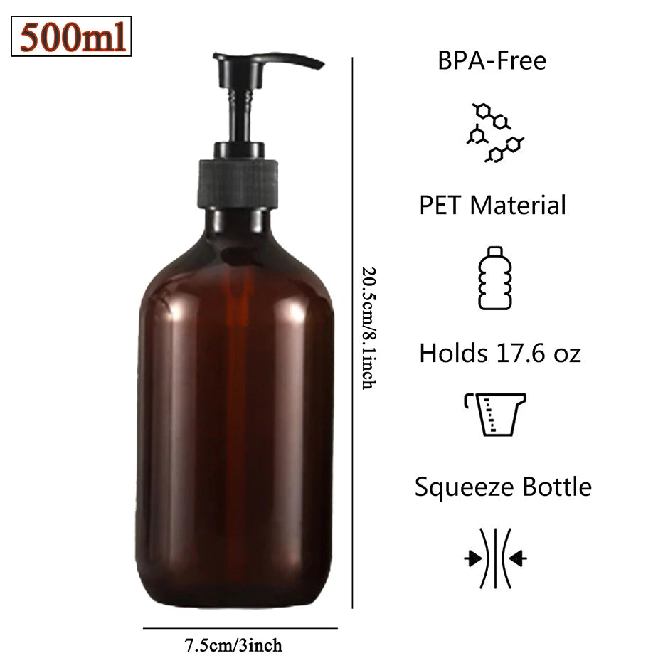 Amber Shower Dispenser Trio