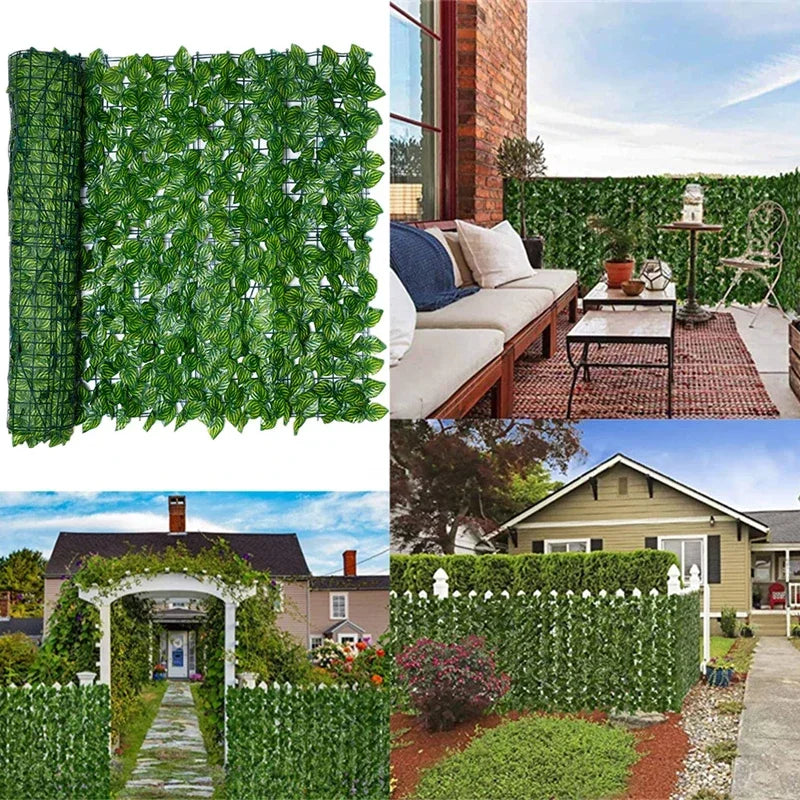 Artificial Ivy Hedge – Privacy Fence for Outdoor Decor