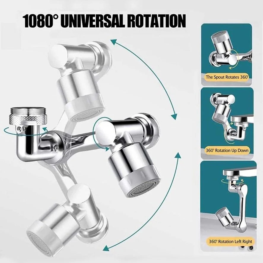 1080° Rotating Faucet Sprayer Head