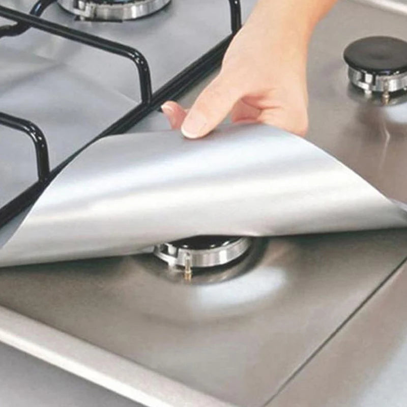4Pcs Reusable Gas Stove Protectors – Burner Covers