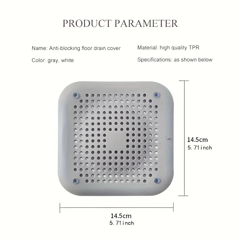 Silicone Hair Filter Drain Stopper