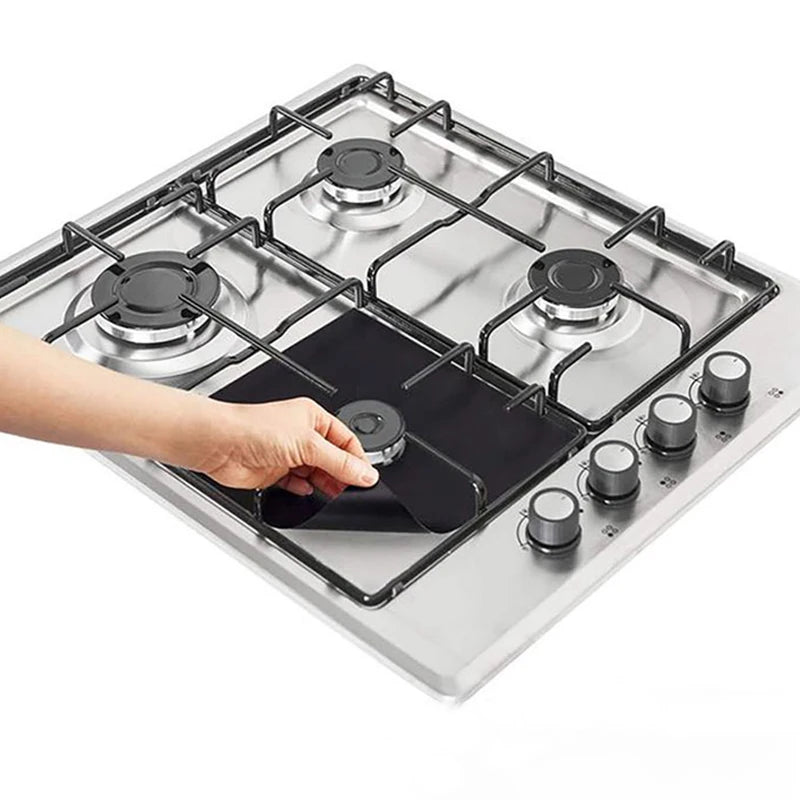 4Pcs Reusable Gas Stove Protectors – Burner Covers
