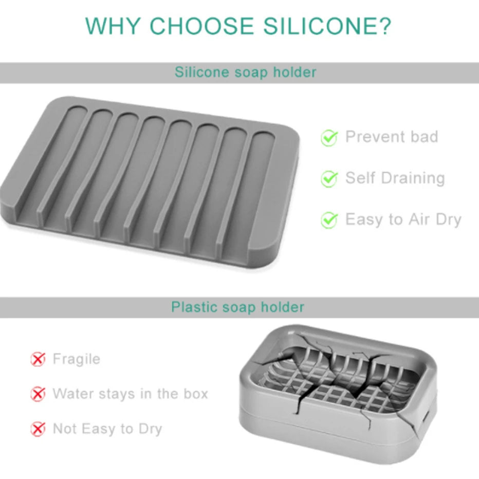 AquaDry Silicone Soap Dish