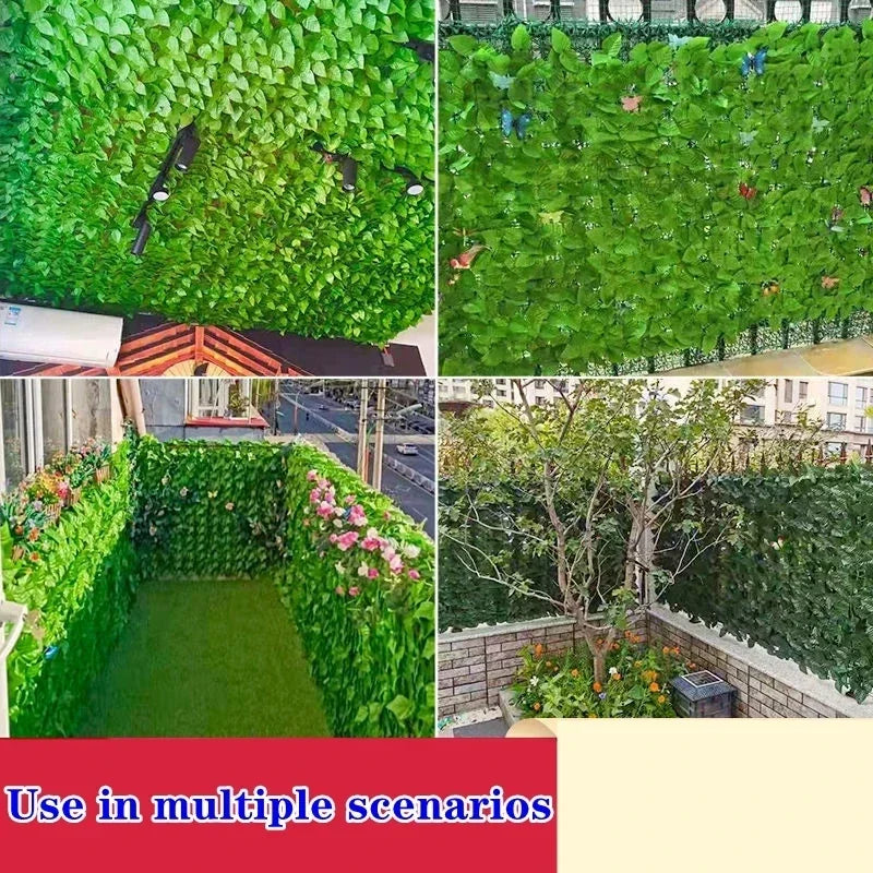 Artificial Ivy Hedge – Privacy Fence for Outdoor Decor