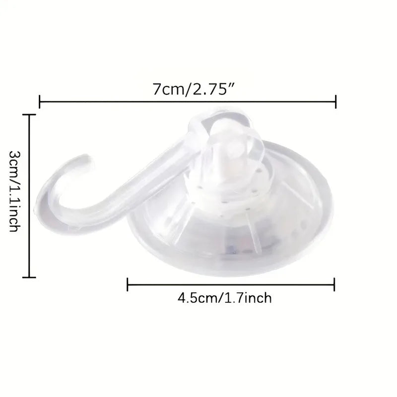 Heavy Duty Vacuum Suction Hooks - Set of 10