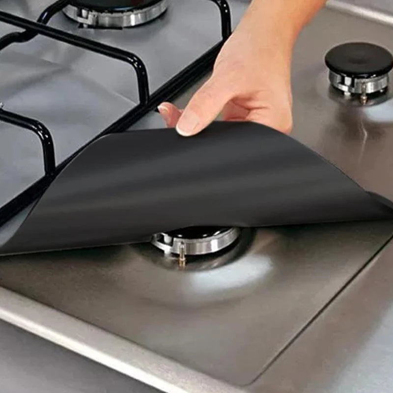 4Pcs Reusable Gas Stove Protectors – Burner Covers